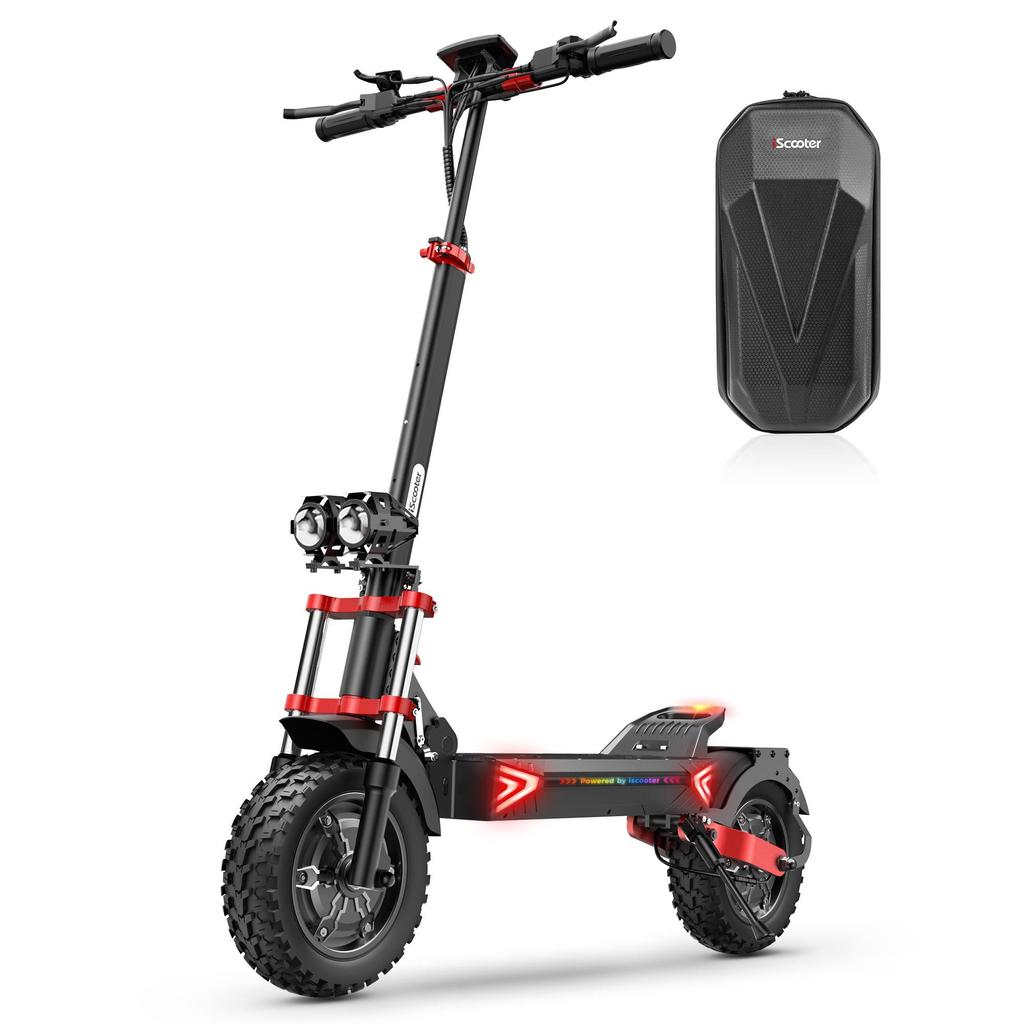 iScooter Electric Scooter ix8 20Ah 12 Inch Off-road Tire 2400W Dual Motor 60Km/H 60-75KM Range