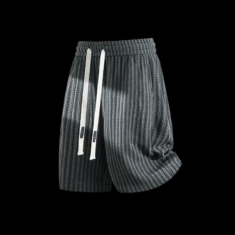 Izzueit Men's Ice Silk Quick-Dry Loose Fit Sport Shorts