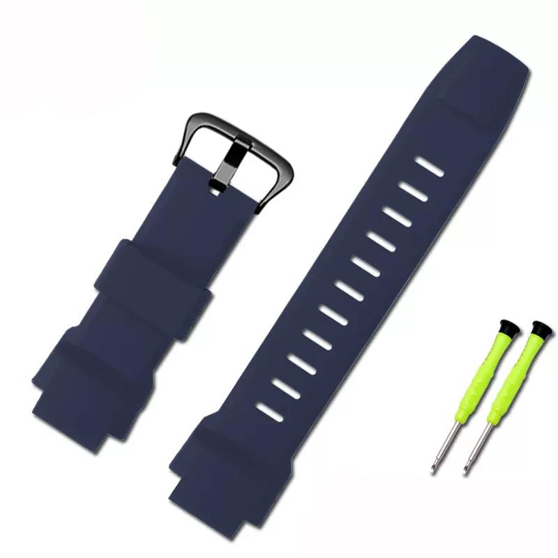 

Гумовий ремінець на зап ястя для Casio PROTREK PRG-260/270/550/250 PRW-3500/2500/5100 Замінний чорний браслет 18 мм Силіконові ремінці для годинника 18mm