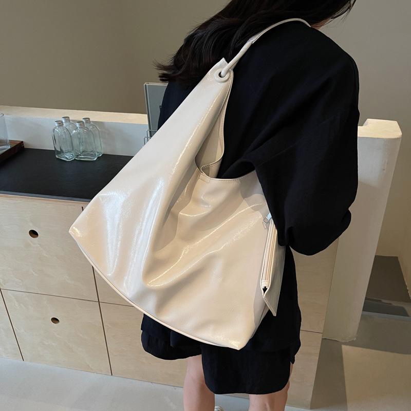 Ретро женская сумка большой вместимости, однотонная женская сумка через плечо, офисная сумка для поездок на работу, новая модная