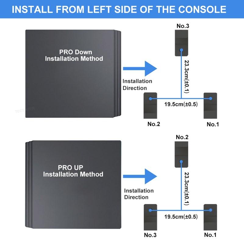 PS4 Konsol İçin Duvara Monte Tutucu PlayStation 4 İçin Braket Depolama Standı Ana Makine Rafı Kanca Tabanı PS4 Pro/Slim Aksesuarları