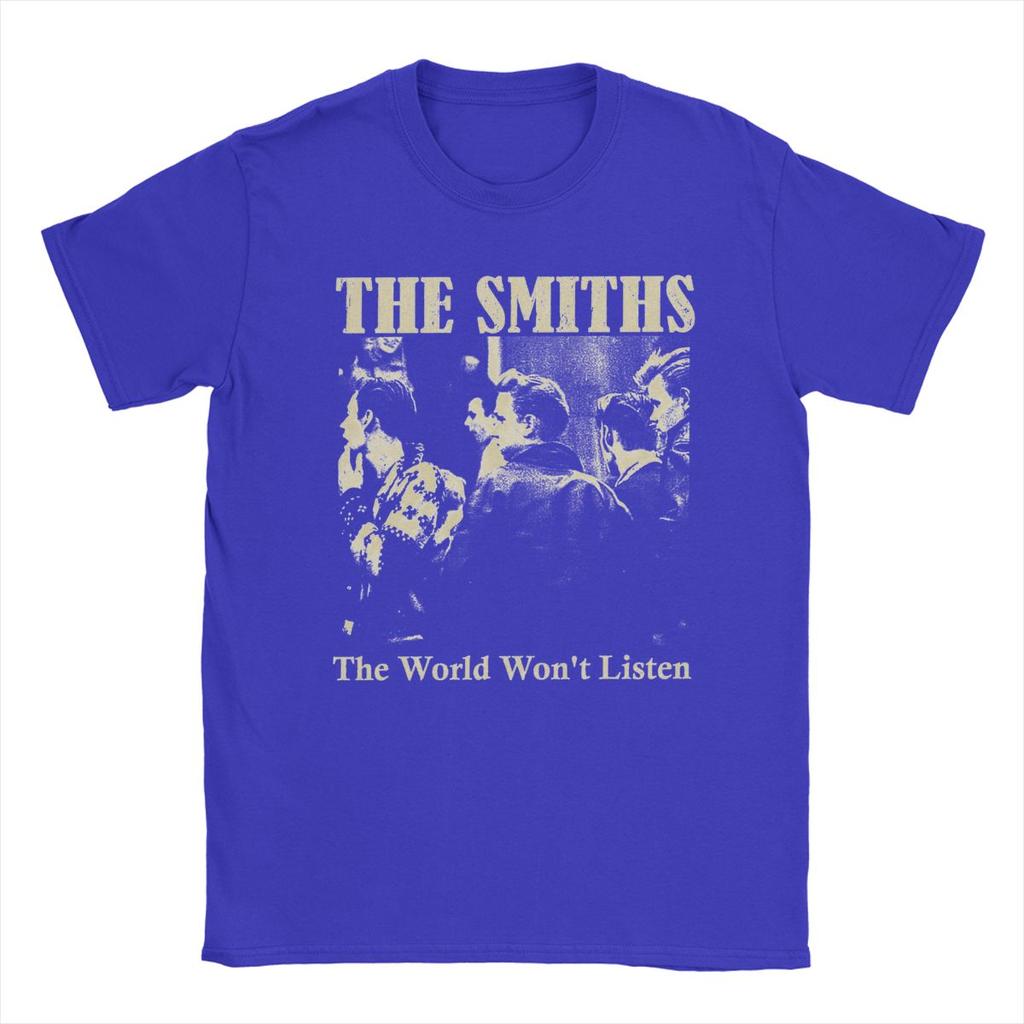 T-shirt Unisex The Smiths Crazy Cotone T-shirt Manica Corta T-shirt Girocollo Abbigliamento Taglie Forti
