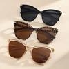 New Large Frame Cat Eye Sunglasses Retro Women Summer Sun Shading Eyeglasses Fashion Uv Protection Eyeglass Uv400