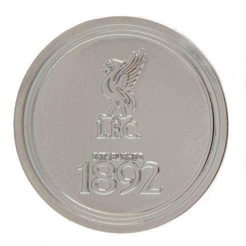 Liverpool Fc Grey Crest Car Badge 6Cm