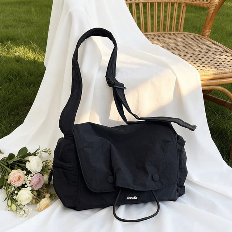 Lightweight waterproof nylon messenger bag women s shoulder bag