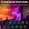 Ambitful Portable Handheld RSL-01 LED Video Light Wand 2500K-9000K, 360° Full Color RGB, Barn Door, Built-In Battery