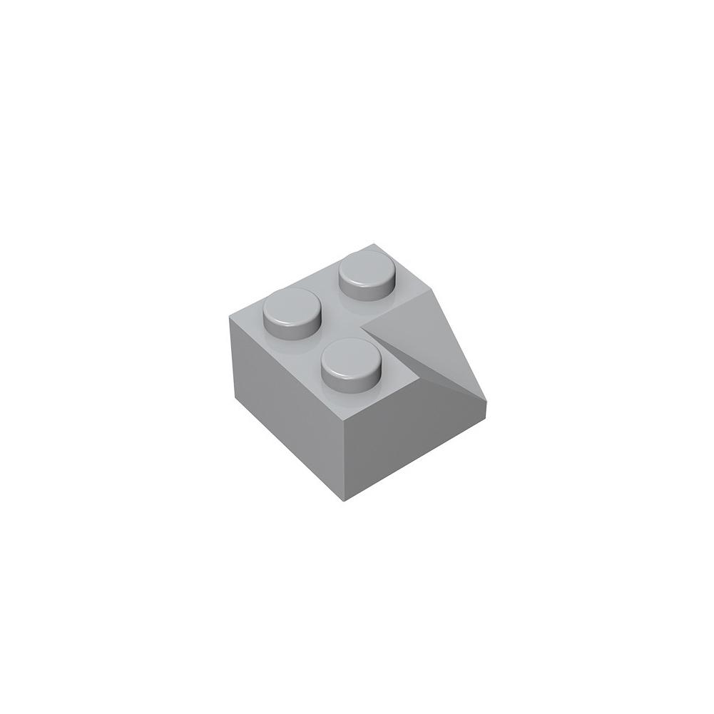 20PCS MOC Compatible 3046 Slope 45 2x2 Building Block Kit with Concave Corner Brick Particles Educational Children's Toys