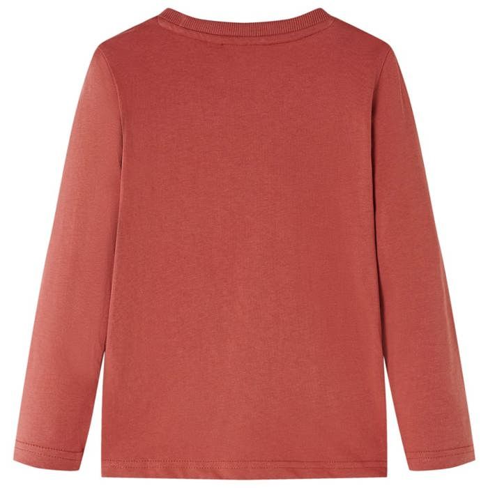 T-shirt enfants à manches longues henné 92/104/116/128/140