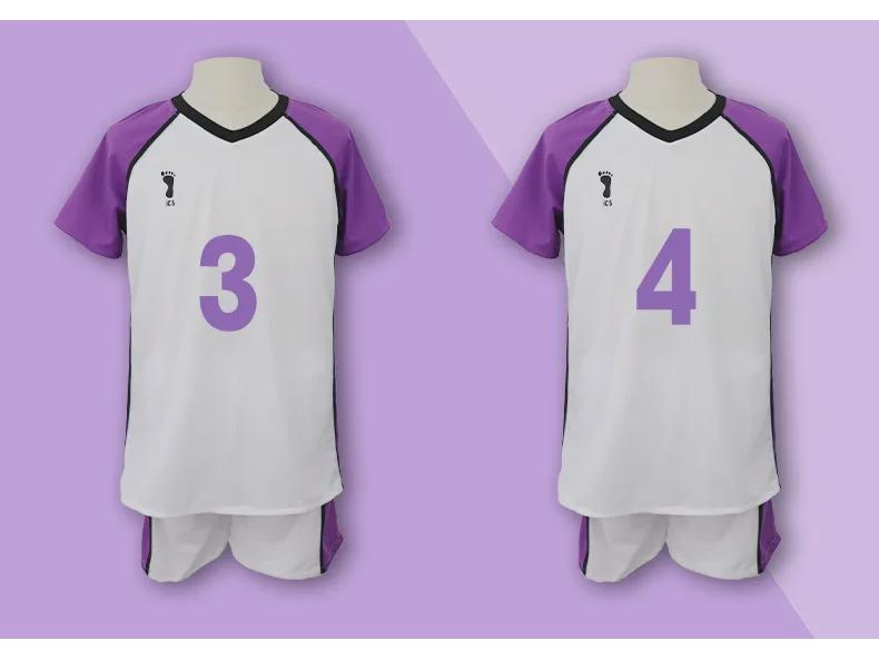 Shiratorizawa High School Volleyball Cosplay Uniform - Ushijima Wari Team Jersey