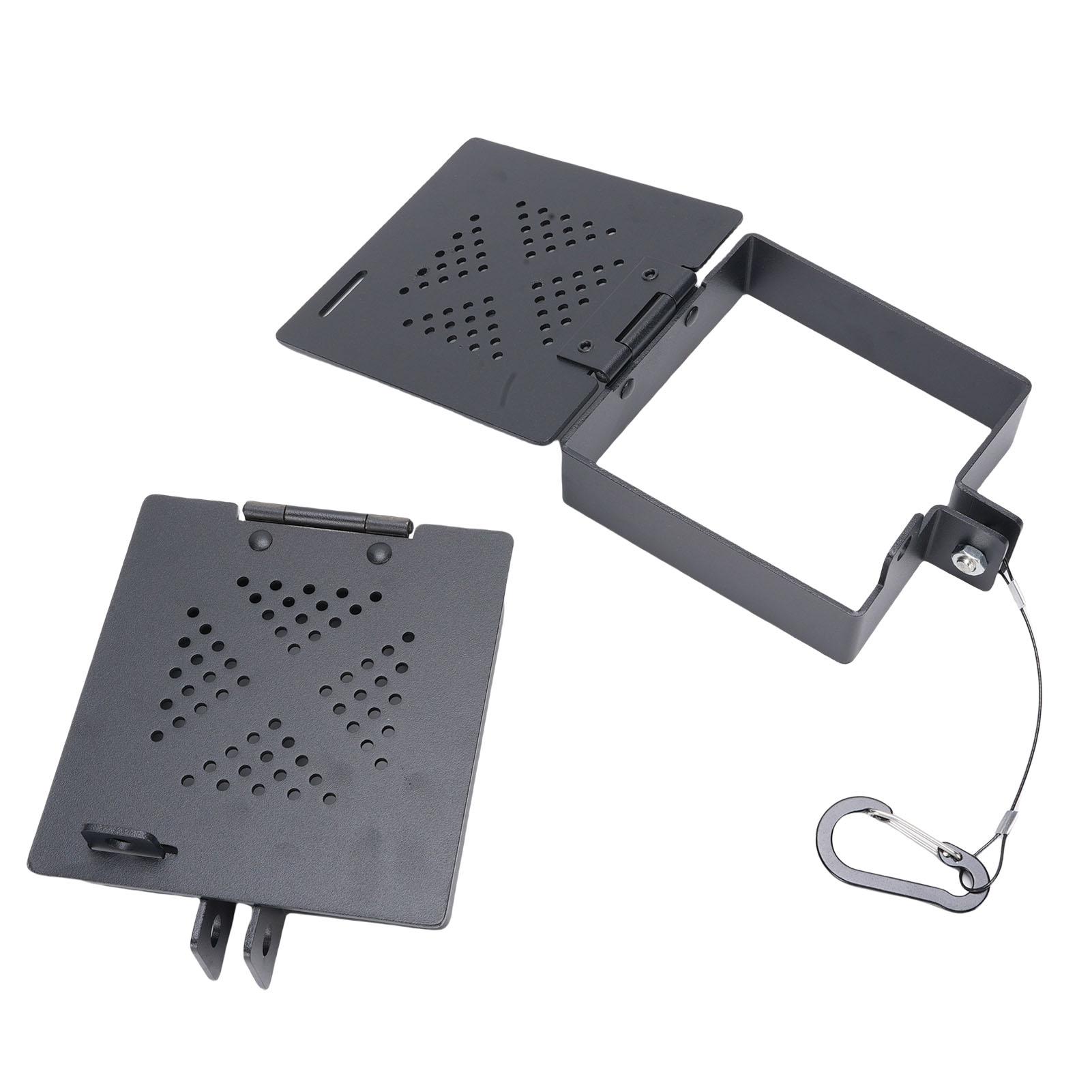 

RV Bumper Cap Cover Square Shape Rugged Carbon Steel RV Bumper Plug End Cap for Camping Travel