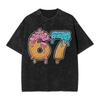 Sweet Number 67 Ice Cream Tshirt Summer  Y2k Retro T Shirts Cotton Hippie Tshirt For Man Shortsleeve Printed Tees