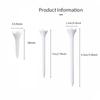 Four-Pronged Multi-Size Golf Plastic Ball Tees