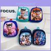 Ne Zha Pattern Kids Backpack With Breathable Nylon For Elementary School And Daily Use