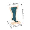 Creative Velvet Wooden Board Holder Storage Jewelry Hanging Stand  Desktop Use
