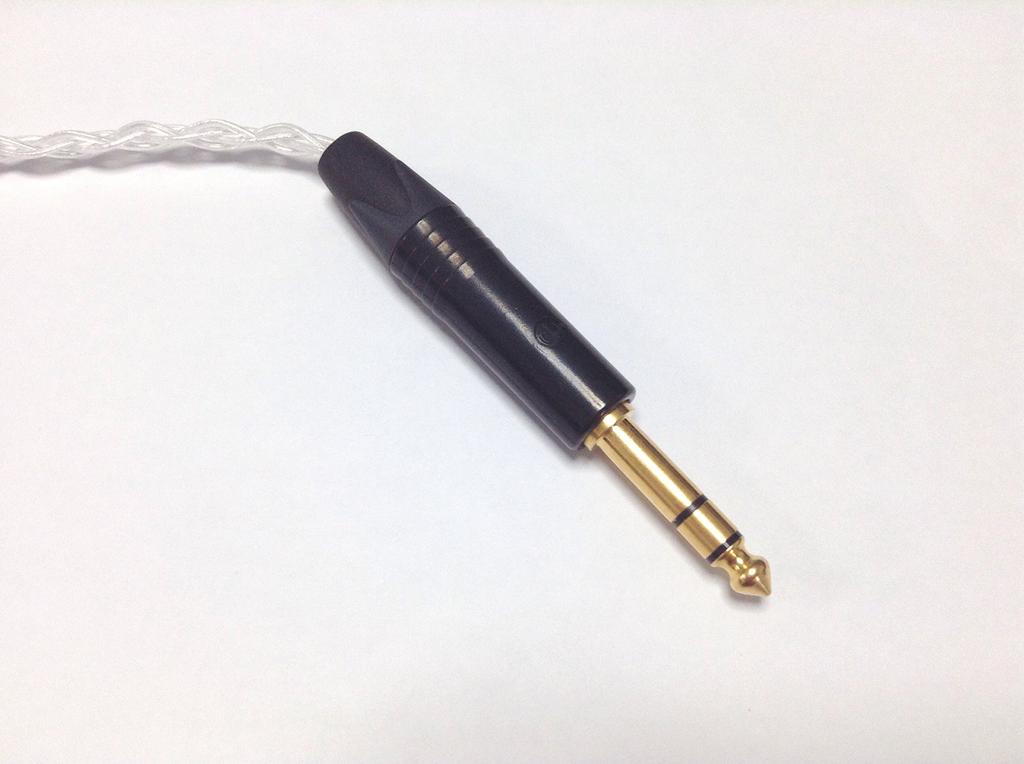 Effect Audio Studio "Thor Silver" Replacement Upgrade Cable for AKG Headphones K702, Q701, K271, K240, and K181 (High-End Recable) with 1/4" Plug