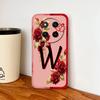 For Honor Magic 7 Lite Case For Magic 8 Lite Rose Letters Soft Phone Back Cover For Magic7 Magic8 Lite Liquid Silicone Fundas