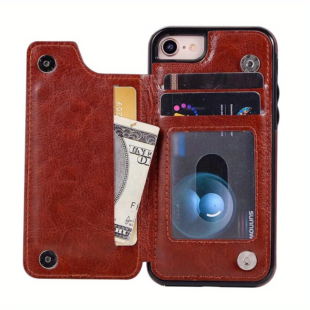 Leather Wallet Case For IPhone 14/13/12/11/Pro Max/Mini/XR/X/XS Max/8/7/6S/6 Plus/SE2/SE3/2022/2020 - Card Holder & Flip Back Cover