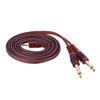 1.5m   5ft Stereo Audio Cable Cord Wire 3.5mm 1 8  Male to Dual 6.35mm 1 4  TS Male Plug for Computer Mixer Mixing