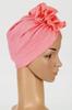 Luba Turban in Salmon Color Hat Without Pattern Even After Chemotherapy