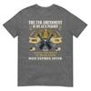 Pro Gun Second Aunisexdunisext Is My Gun Permit Usa American Flag TShirt