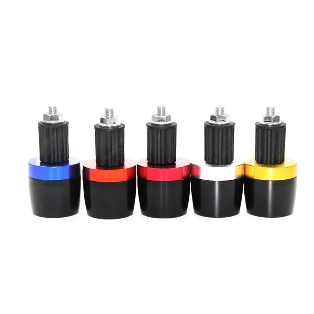 Bicycle Handlebar Ends Motorcycle CNC 7/8" 22mm Grip Handlebar Cap End Plugs Suitable for YZF-R3 YZFR3 YZF R3 (Red)