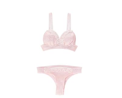 Azone International Elegant Lace Bra Panties Pale Pink X AZONE Original Q'z & Set, White, 1/6 Scale, Q'z Body, Costume/QZC