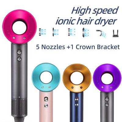 Hair Dryer 5 In 1 Set Hot Air Comb Professional Curling Iron Hair Straightener Styling Tool Household Hair Dryer Wet and Dry