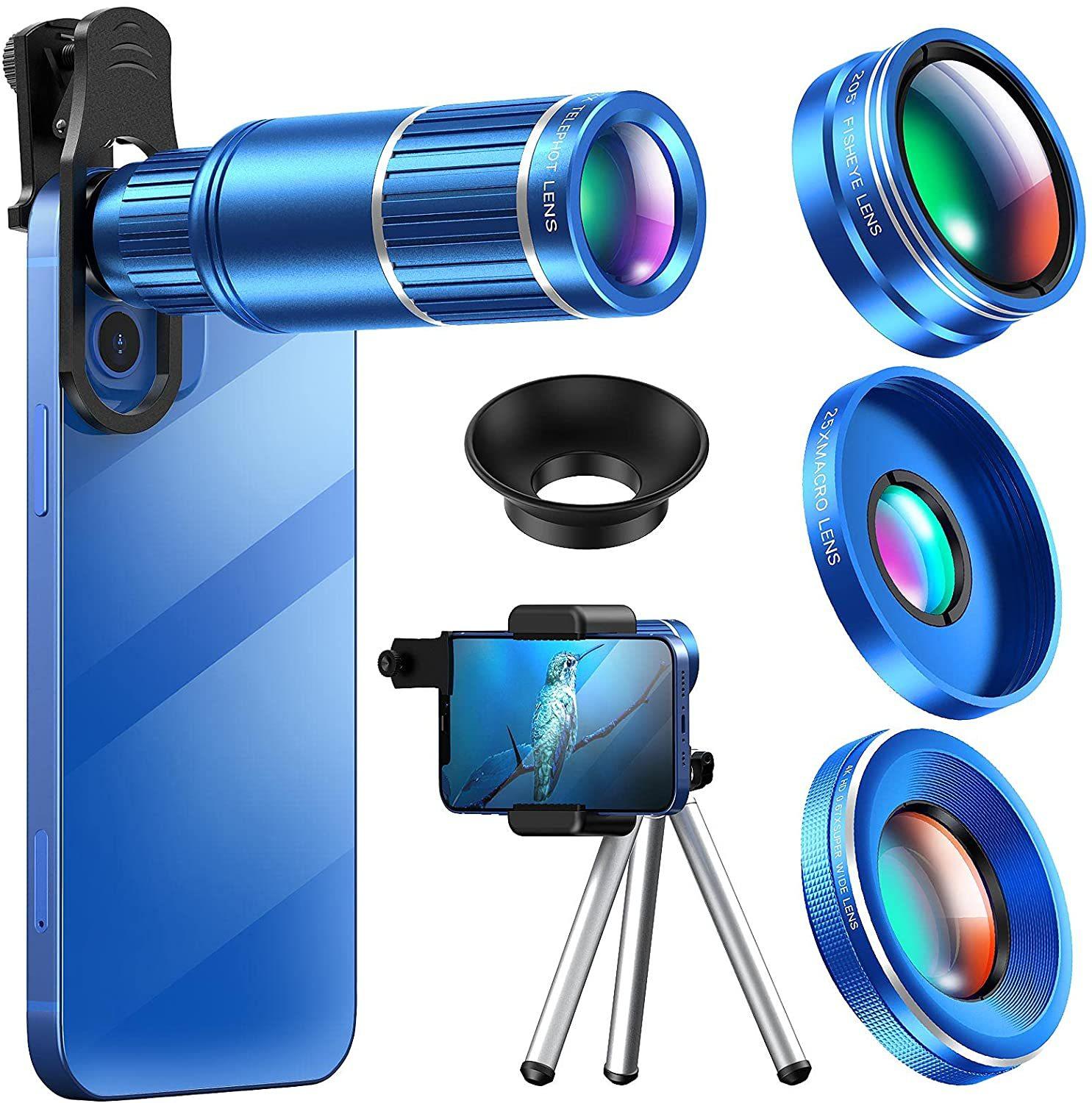 4 in 1 22X Mobile Phone Monocular Telescope Bundle1