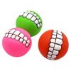 Pet Chew Ball Teeth Whistle Bite-Resistant Cleaning Built-in Fun Squeaky Interactive Playtime Dog Toy