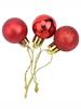 Elegant Pack of 24 Plastic Christmas Ornament Balls Shiny Matte Glitter