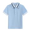 Children's Summer School Polo Shirt - Unisex Short Sleeve White Top for High School, Primary, and Secondary Students.