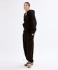 Povere Pure Embroidery Hooded Zip-Up Set_Black