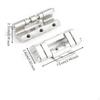 Unseen Cabinet Hinge, Adjustable Metal Overlay, Kitchen Cupboard Door Stainless Steel CL2011