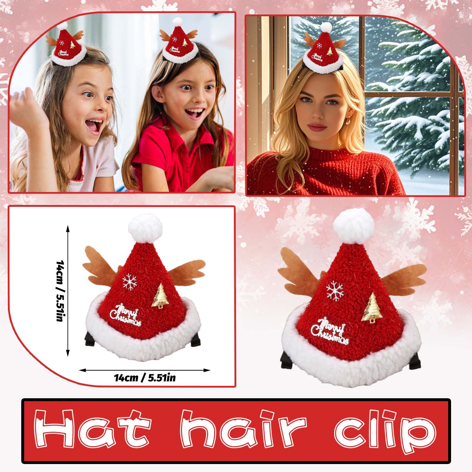 

Christmas Decorations, Children s Hair Clips, Makeup, Dance Party, Creative Letters, Snowflake Hats One Size