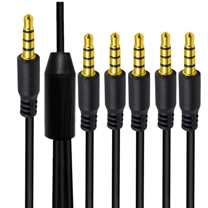 Reinforced Auxiliary Stereo Cord Universal for Phones Tablets Laptops Headphones Electronics Universal Device Connection