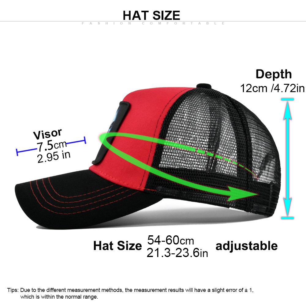 Snapback Adjustable Classic Hats Summer Breathable Baseball Cap Men Women Streetwear Patch Embroidery Unisex Hip Hop Urban Street Style Dropshipping
