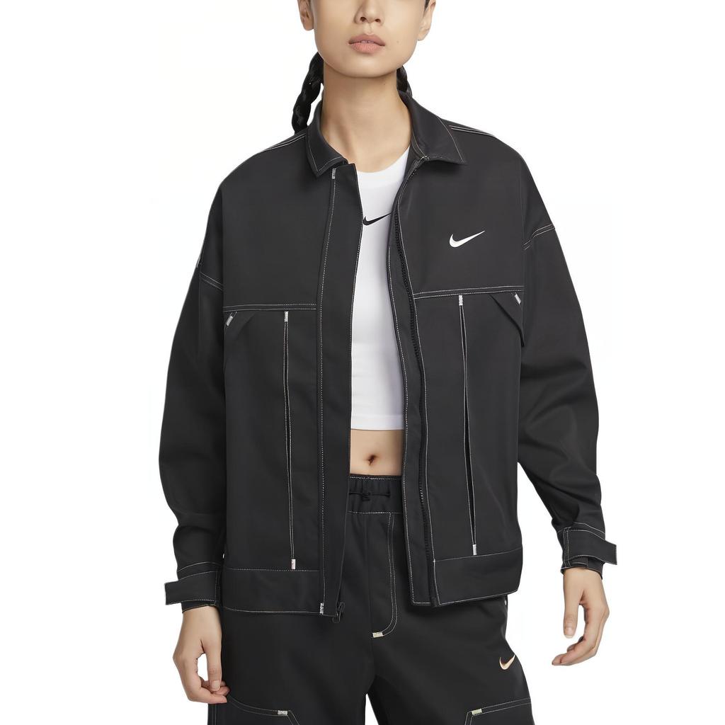 New Nike Sportswear SS25 Jacket Women's Black IB5588-010