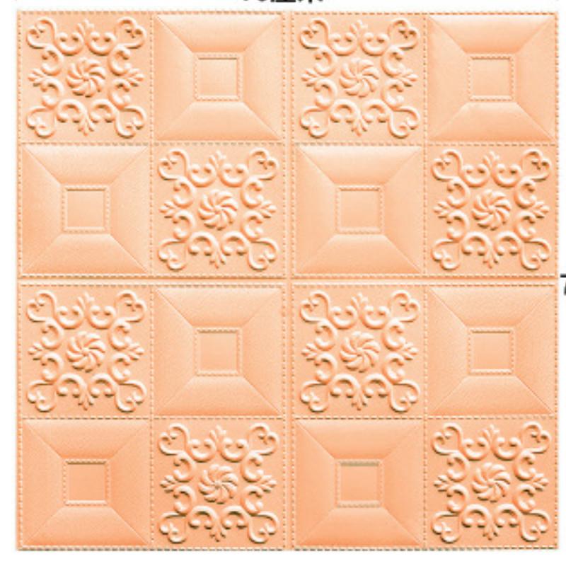 7 Color 3D Stereo Wall Stickers Self-adhesive Ceiling Bedroom TV Background Decorative Stickers