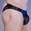 Satin Lace Splicing Briefs Men Crossdress Erotic Sissy Lingerie Breathable High Elasticity Panties Silky Smooth Shiny Underwear