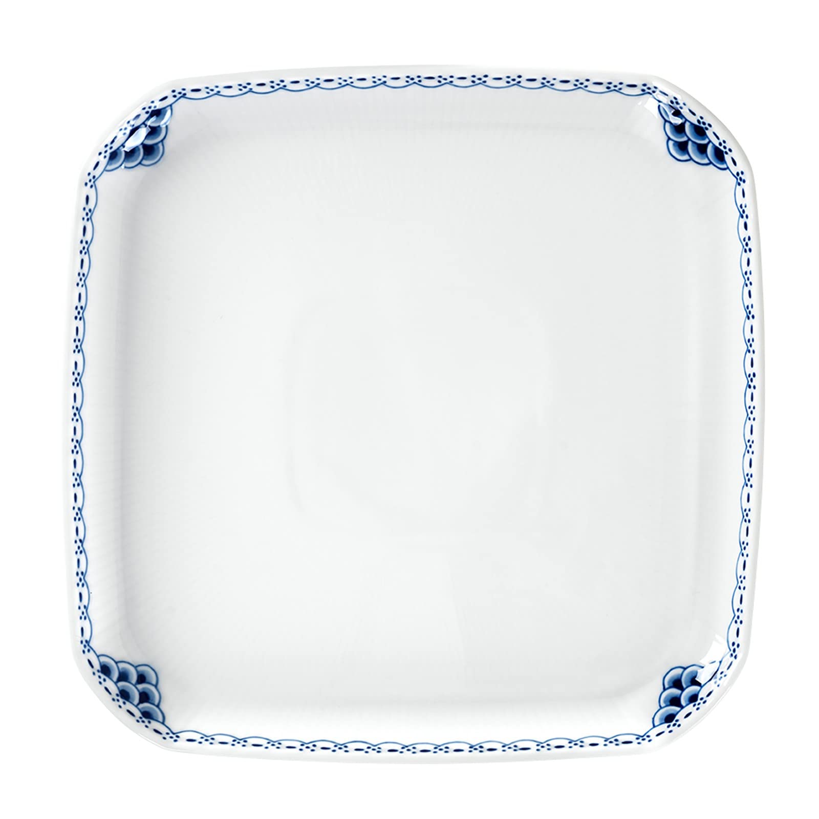 

Royal Copenhagen Принцесса Квадратная Свадебная 1066925 [Официальный импорт] Тарелка, 21 см, Подарок, белый