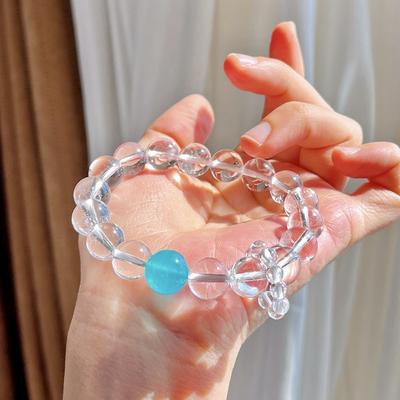 10M Natural White Crystal Design Bracelet Bracelet