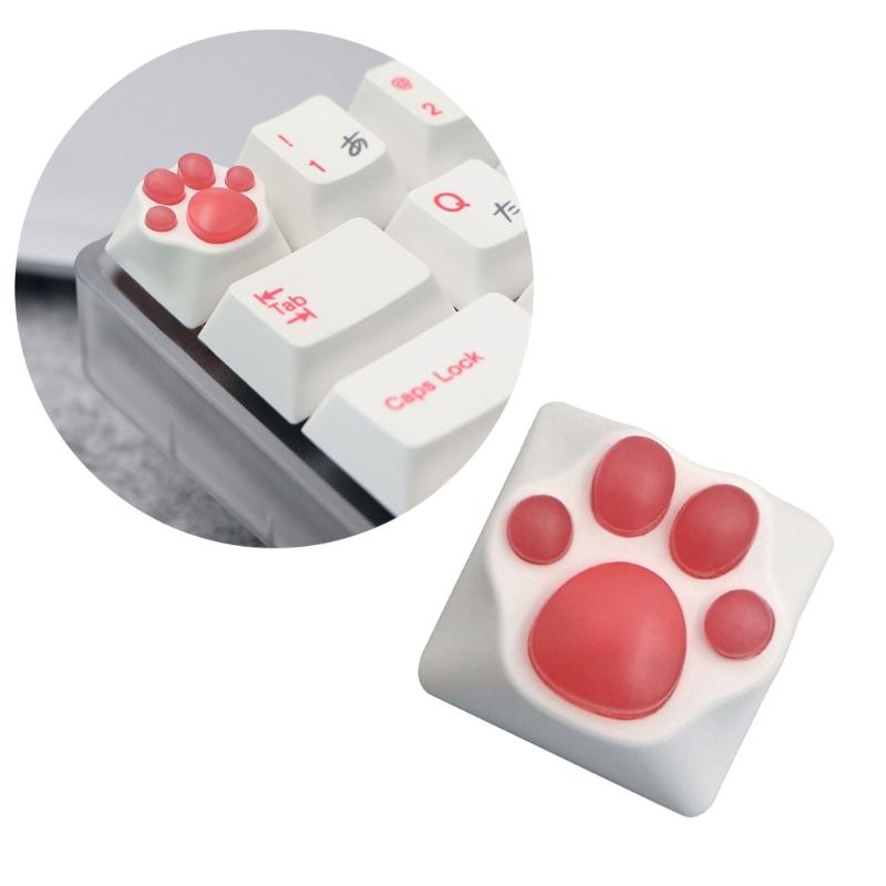 Kitty Paws CatPaw Handmade Customizeds Silicone Keycap for Switches Mechanical Keyboards