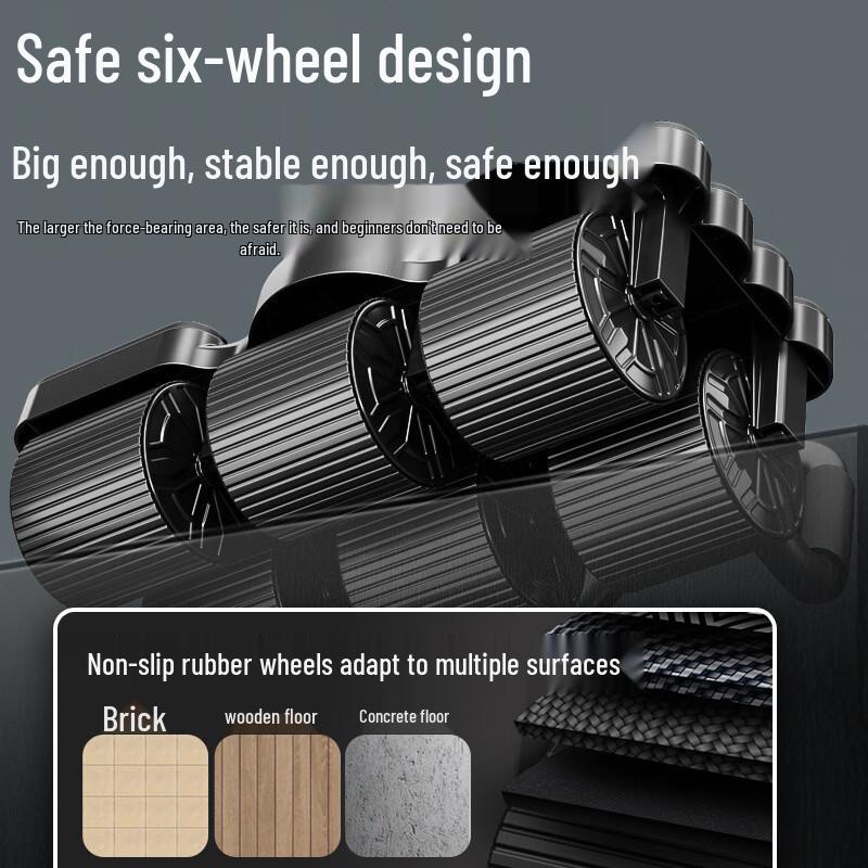 Tiemuyun 4-Wheel Automatic Rebound Ab Roller