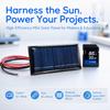 ZINIKIF 10pcs 3V 90mA Epoxy Resin Solar Panels, 62*36mm, Can Be Connected in Series or Parallel, for DIY Toy Education