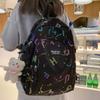 School Bag Women'S Style Graffiti School Bag Women'S Casual Versatile Junior High School Students Large-Capacity Backpack