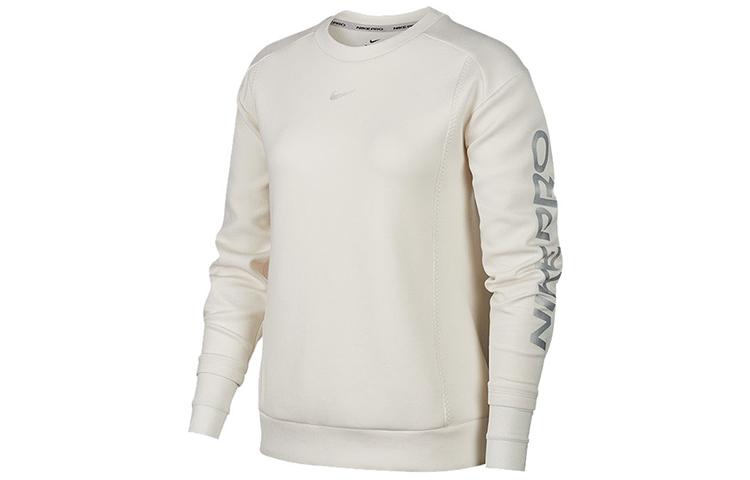Nike Sweatshirts Women s Phantom Gray White Crew Neck Moderate Regular BV4055-030 XL