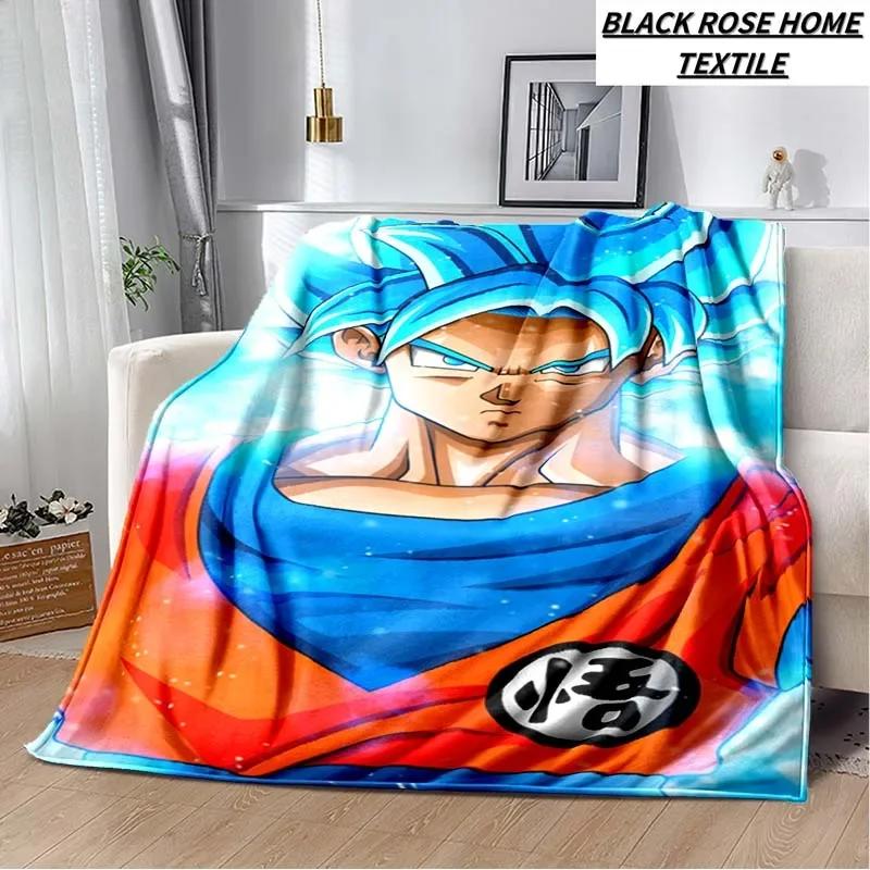Fashion Art Print Comics D-Dragons B-Balls Blanket Bedroom Sofa Bed Sheet Outdoor Car Travel Hotel Portable Plush Cover Blanket