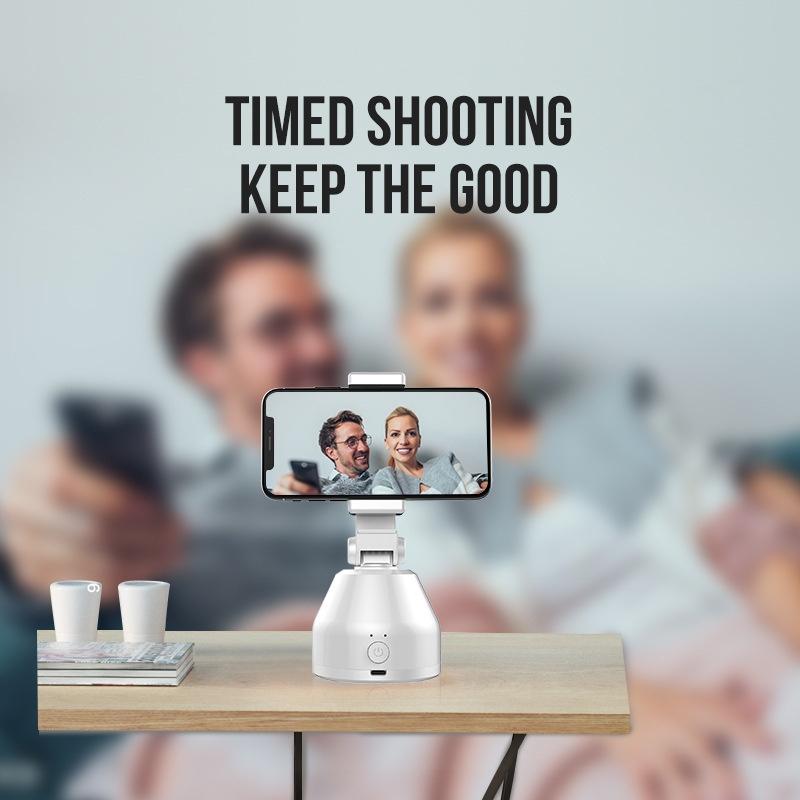 Upgrade Fashion Multifunction Smartphone Holder Gimbal Camera PTZ Smart Tracking Gimbal Stabilizer Face Recornition 360° Rotation VLOG Shooting