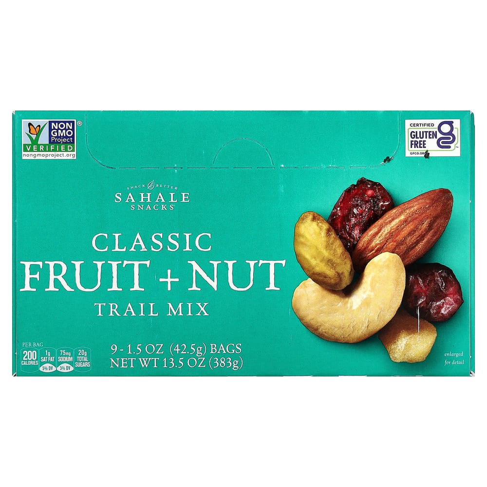 

Sasnax Trail Mix Classic Fruit + Nut Blend 42.5g (1.5oz) 42.5g - 1 ea