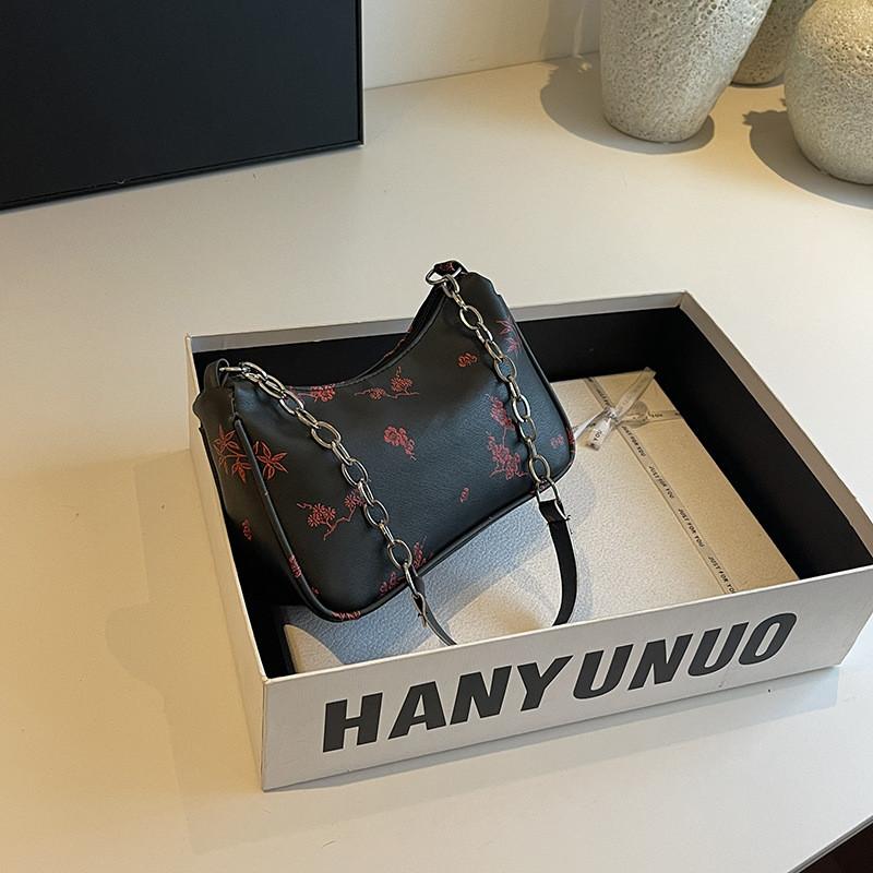 Trendy Pu Leather Moon Bag Chic Single Shoulder Crossbody Bag For Daily Use чёрный